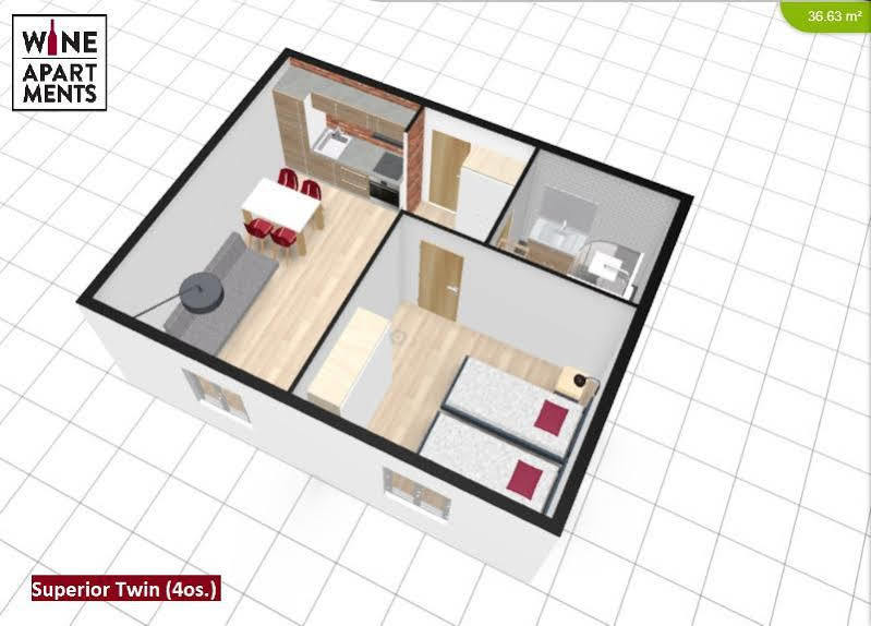 Wine Apartments Krakow Ngoại thất bức ảnh